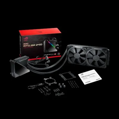 Ftohës me ujë ASUS ROG RYUJIN 240, 12 cm, i zi - 5