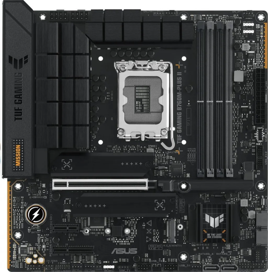 Pllakë amë ASUS TUF Gaming B760M-PLUS II Intel B760 LGA 1700 micro ATX - 2