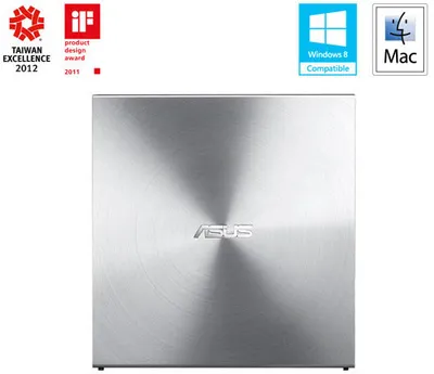 Drive optik Asus SDRW-08U5S-U, i jashtëm, i argjendtë - 2