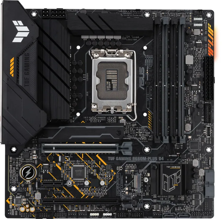 Pllakë amë ASUS TUF GAMING B660M-PLUS D4 (DDR4) - Intel B660 - 1
