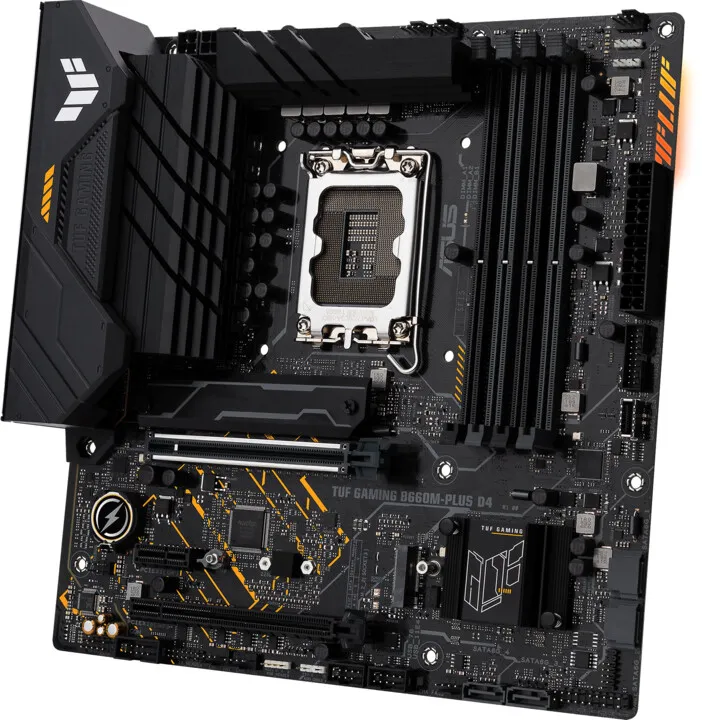 Pllakë amë ASUS TUF GAMING B660M-PLUS D4 (DDR4) - Intel B660 - 3