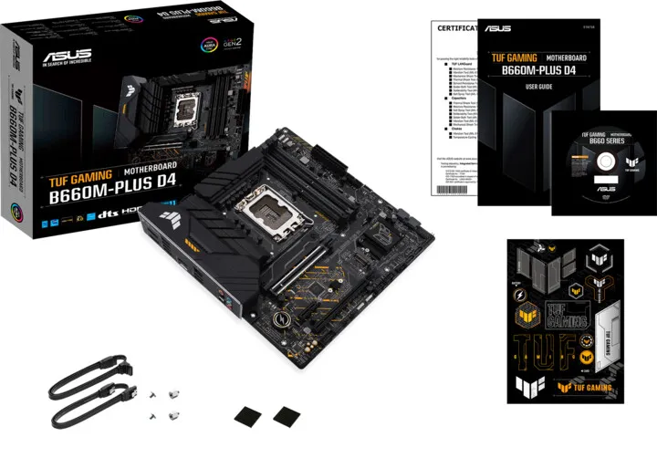 Pllakë amë ASUS TUF GAMING B660M-PLUS D4 (DDR4) - Intel B660 - 5
