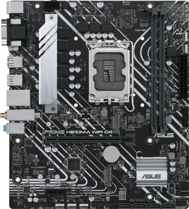 Pllakë amë ASUS PRIME H610M-A WIFI D4 - Intel H610 - 1