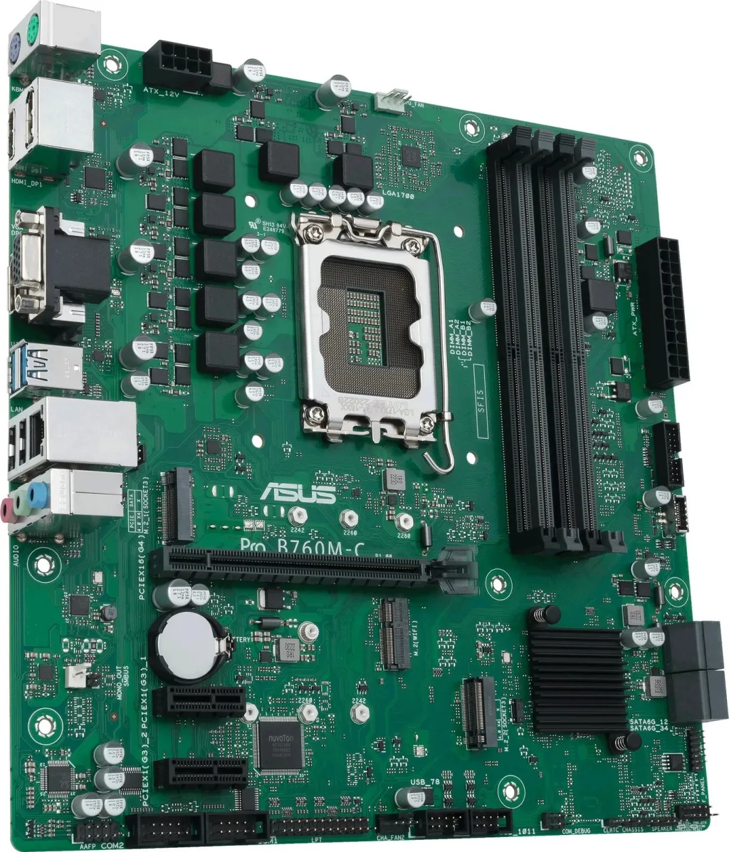 Pllakë amë ASUS PRO B760M-C-CSM - Intel B760 - 3