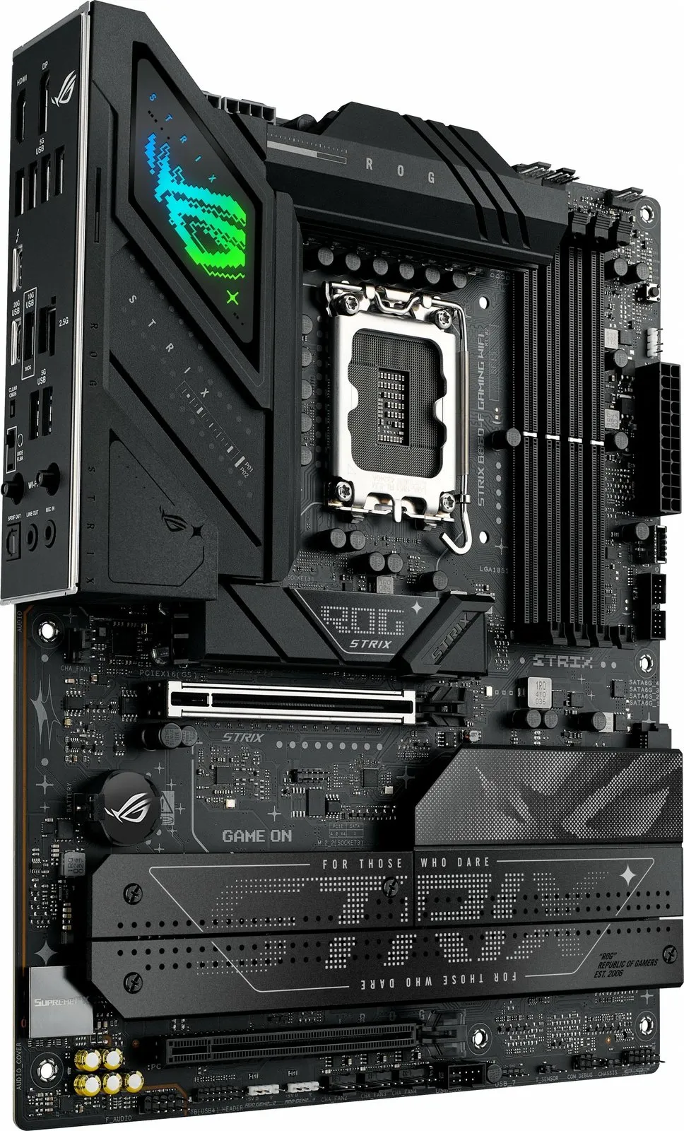 Pllakë amë ASUS ROG STRIX B860-A GAMING WIFI, Intel B860, DDR5, e bardhë - 9