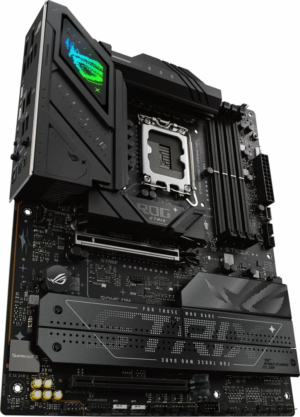 Pllakë amë ASUS ROG STRIX B860-A GAMING WIFI, Intel B860, DDR5, e bardhë - 10