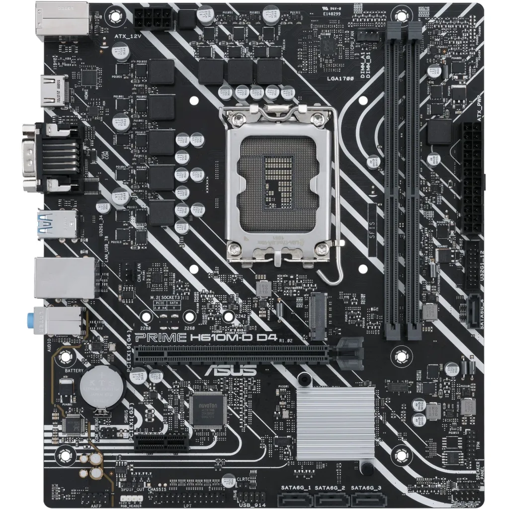Pllakë Amë ASUS PRIME H610M-D DDR4 - 1