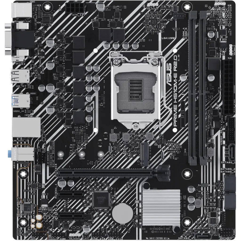 Pllakë Amë 1200 ASUS PRIME H510M-E R2.0 - 1