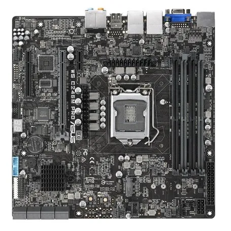 Pllakë Amë ASUS C246M PRO DDR4 mATX - 1