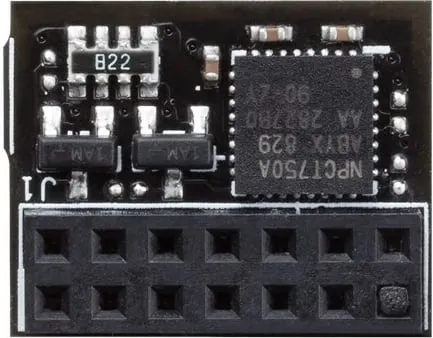 Modul TPM ASUS TPM-SPI 2.0, për pllakë amë, 13mm x 13mm, i zi - 2