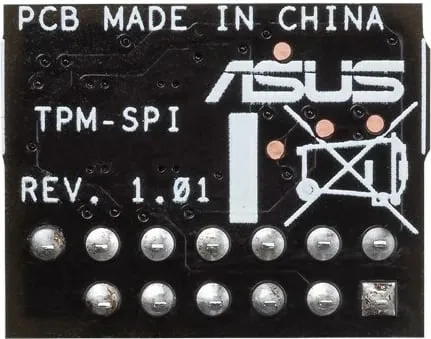 Modul TPM ASUS TPM-SPI 2.0, për pllakë amë, 13mm x 13mm, i zi - 3