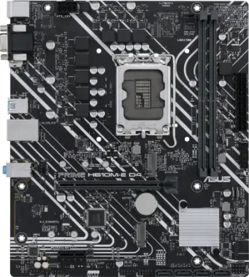 Pllakë amë ASUS PRIME H610M-E D4 (DDR4) - Intel H610