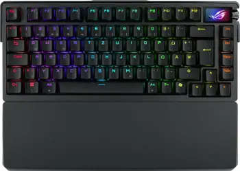Tastierë mekanike ASUS ROG Azoth Extreme, 75%, RGB, OLED, Wired & Wireless, QWERTZ, e zezë