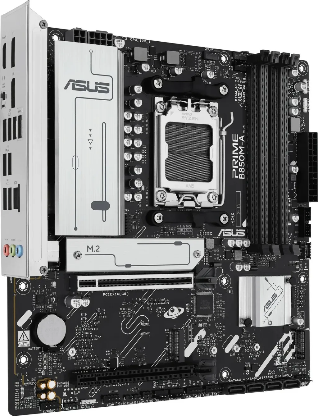 Pllakë amë ASUS PRIME B850M-A-CSM, micro ATX, Intel - 3