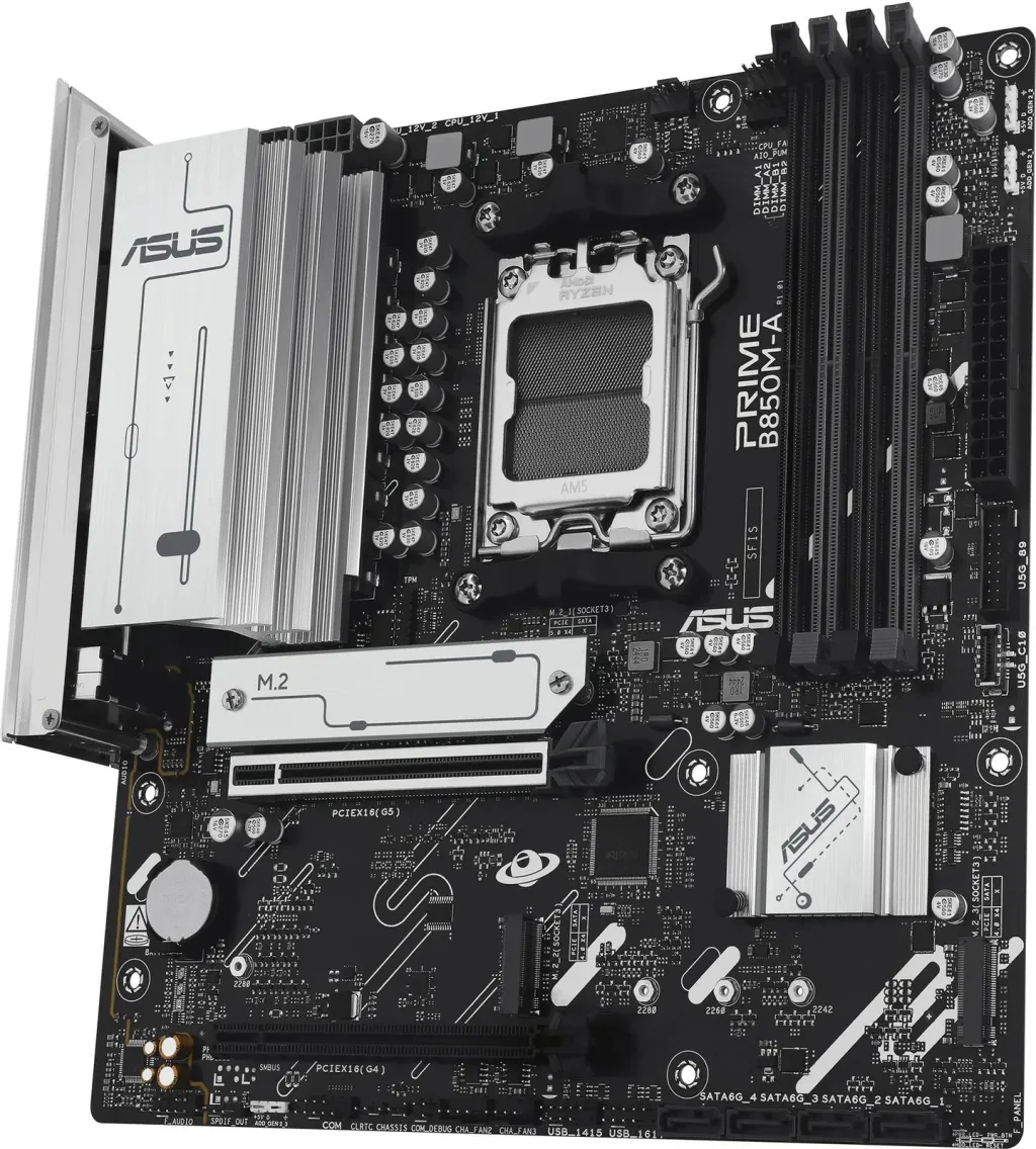 Pllakë amë ASUS PRIME B850M-A-CSM, micro ATX, Intel - 5