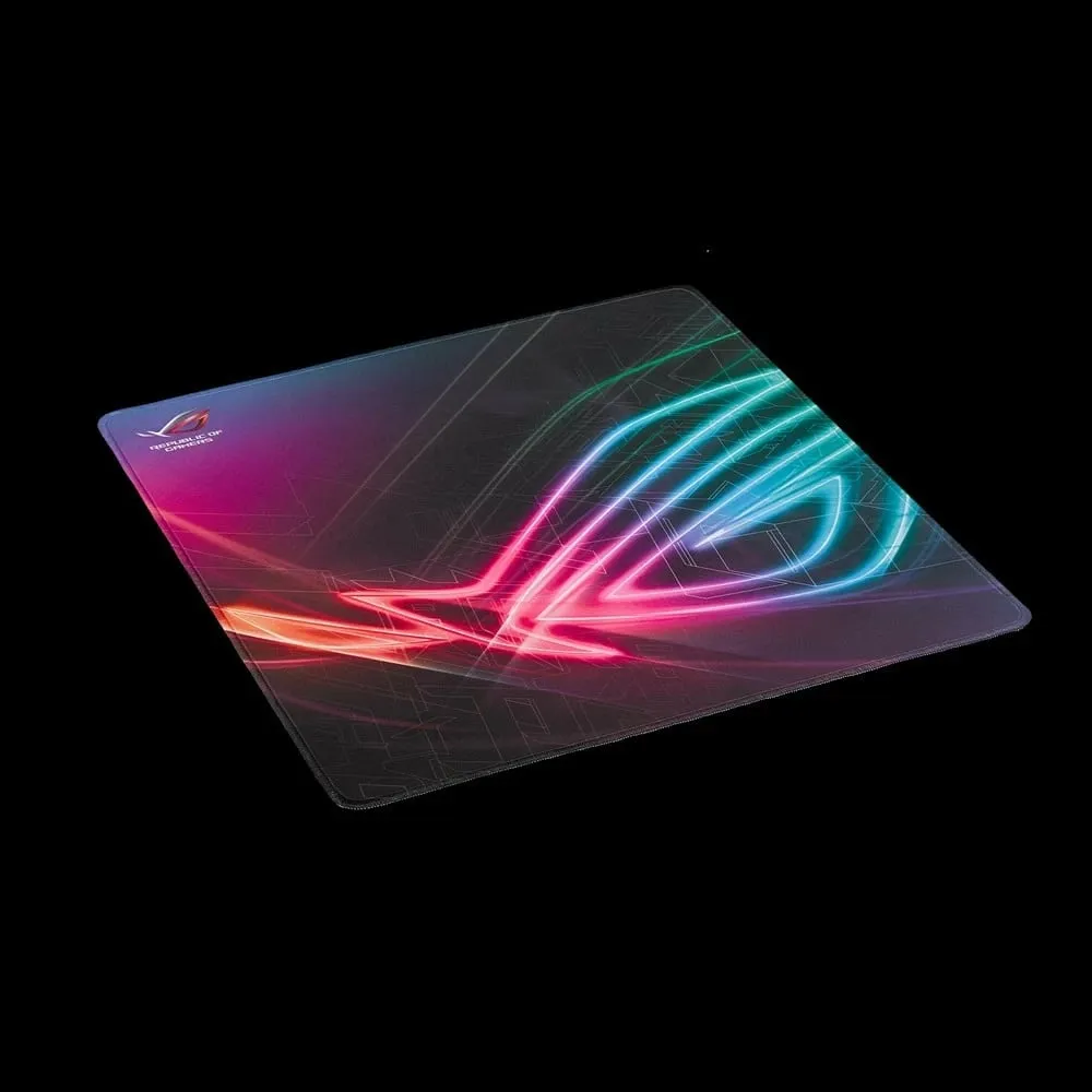 Mauspad ASUS ROG Strix Edge, gaming, multikolor, 450x400mm, gome, antirrëshqitës - 2
