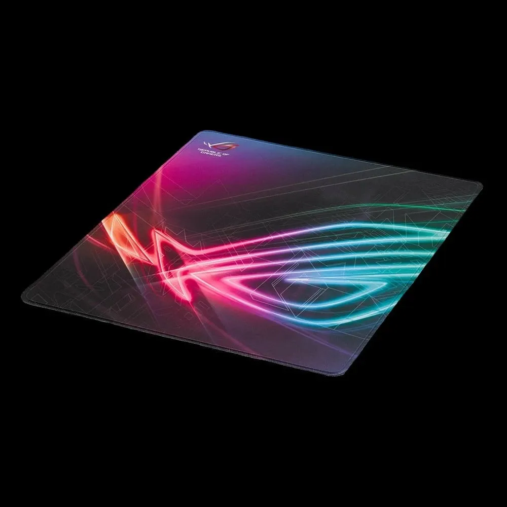 Mauspad ASUS ROG Strix Edge, gaming, multikolor, 450x400mm, gome, antirrëshqitës - 4