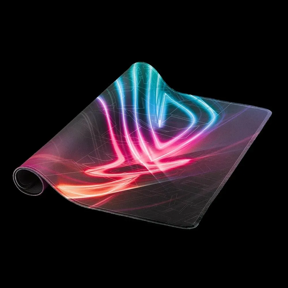 Mauspad ASUS ROG Strix Edge, gaming, multikolor, 450x400mm, gome, antirrëshqitës - 5