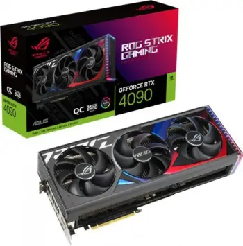Kartelë grafike ASUS NVIDIA GeForce RTX 4090 ROG STRIX OC 24G, 24G GDDR6X, 3xDP, 2xHDMI