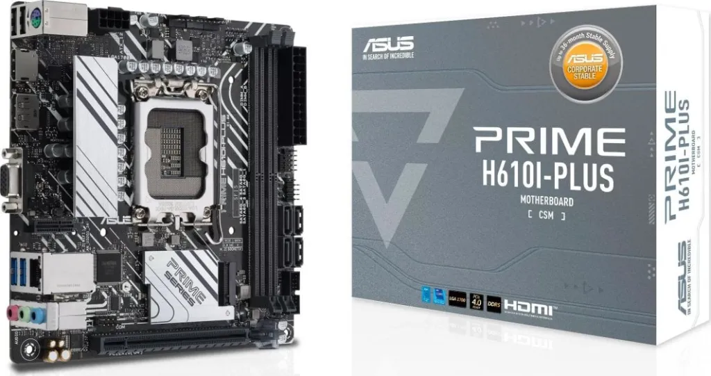 Pllakë amë Asus PRIME H610I-PLUS-CSM - 1