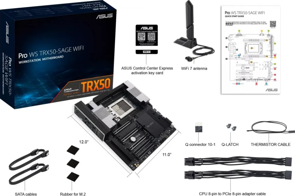 Pllakë amë ASUS PRO WS TRX50-SAGE WIFI - 8