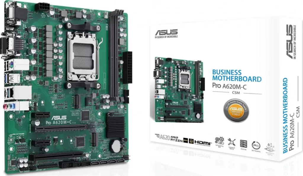 Pllakë Amë Asus PRO A620M-C-CSM - 1