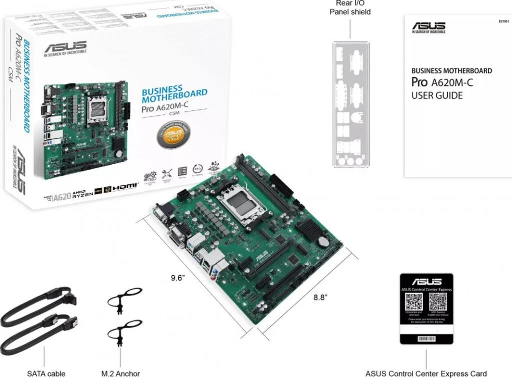 Pllakë Amë Asus PRO A620M-C-CSM - 7