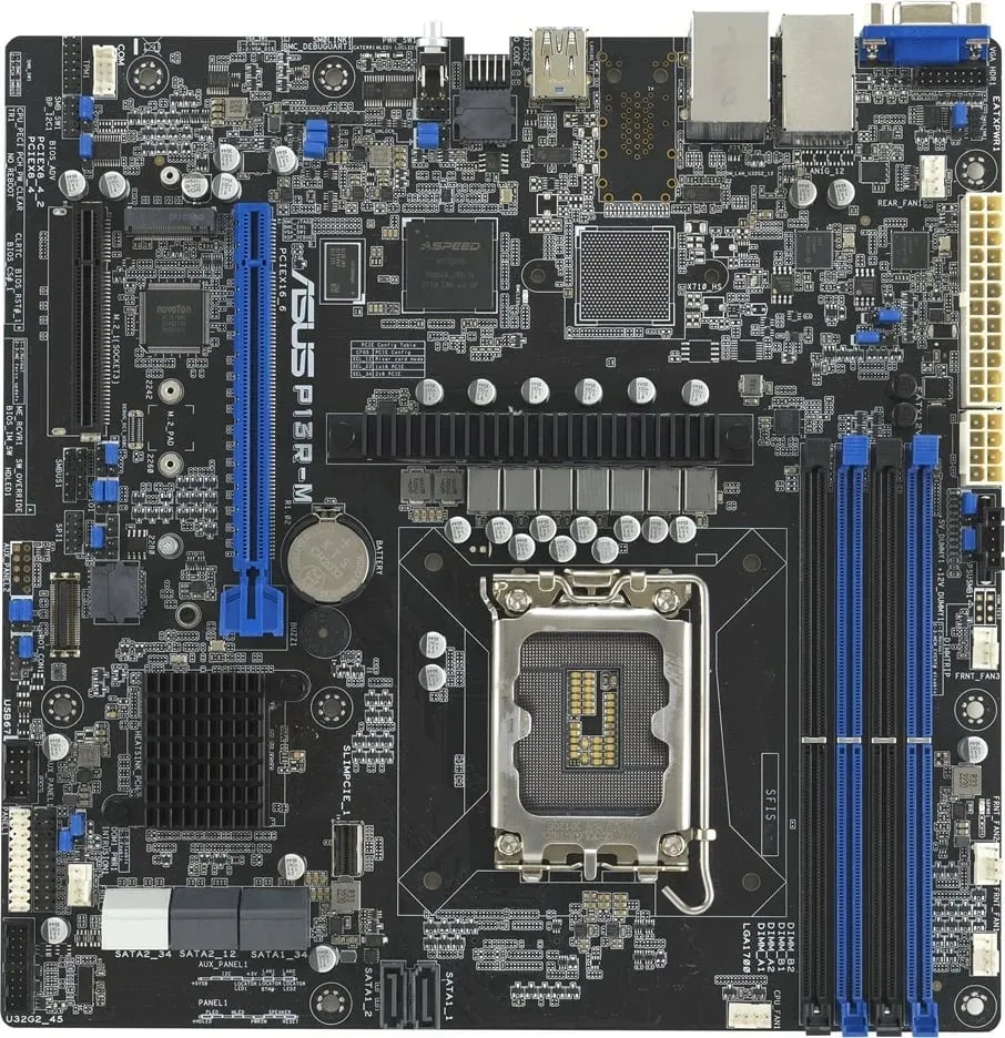 Pllakë Amë Asus P13R-M Intel C262 LGA 1700 micro ATX - 1
