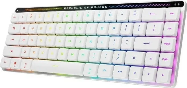 Tastierë ASUS ROG FALCHION RX, US, e bardhë - 2