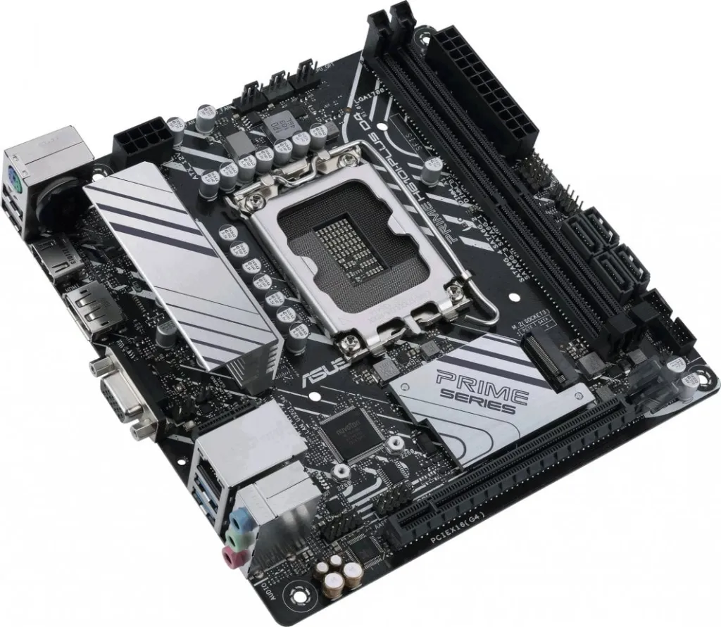 Pllakë amë ASUS PRIME H610I-PLUS D4-CSM, Intel H610, Socket 1700, 2 slota, Mini ITX - 5