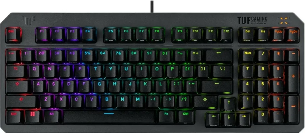 Tastierë ASUS TUF Gaming K3 GEN II, US, e zezë - 1