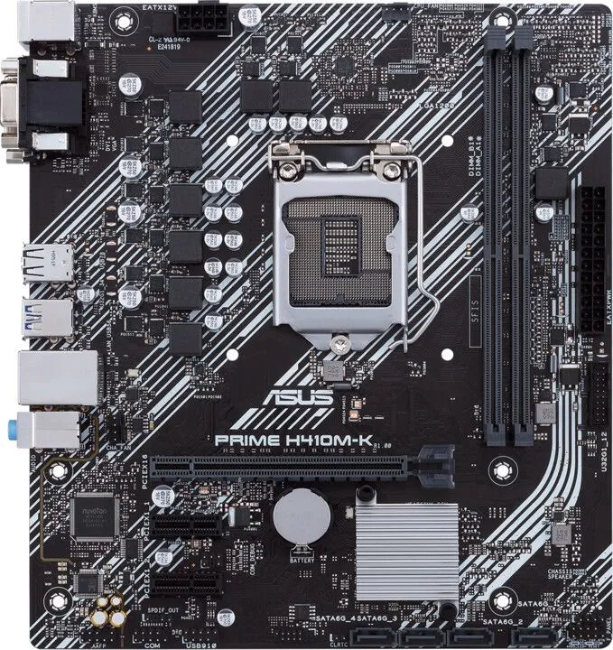 Pllakë amë ASUS PRIME H410M-K - Intel H410 - 1