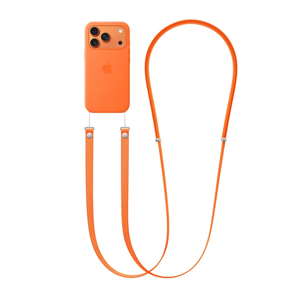 Apple Crossbody Strap, Orange - 2