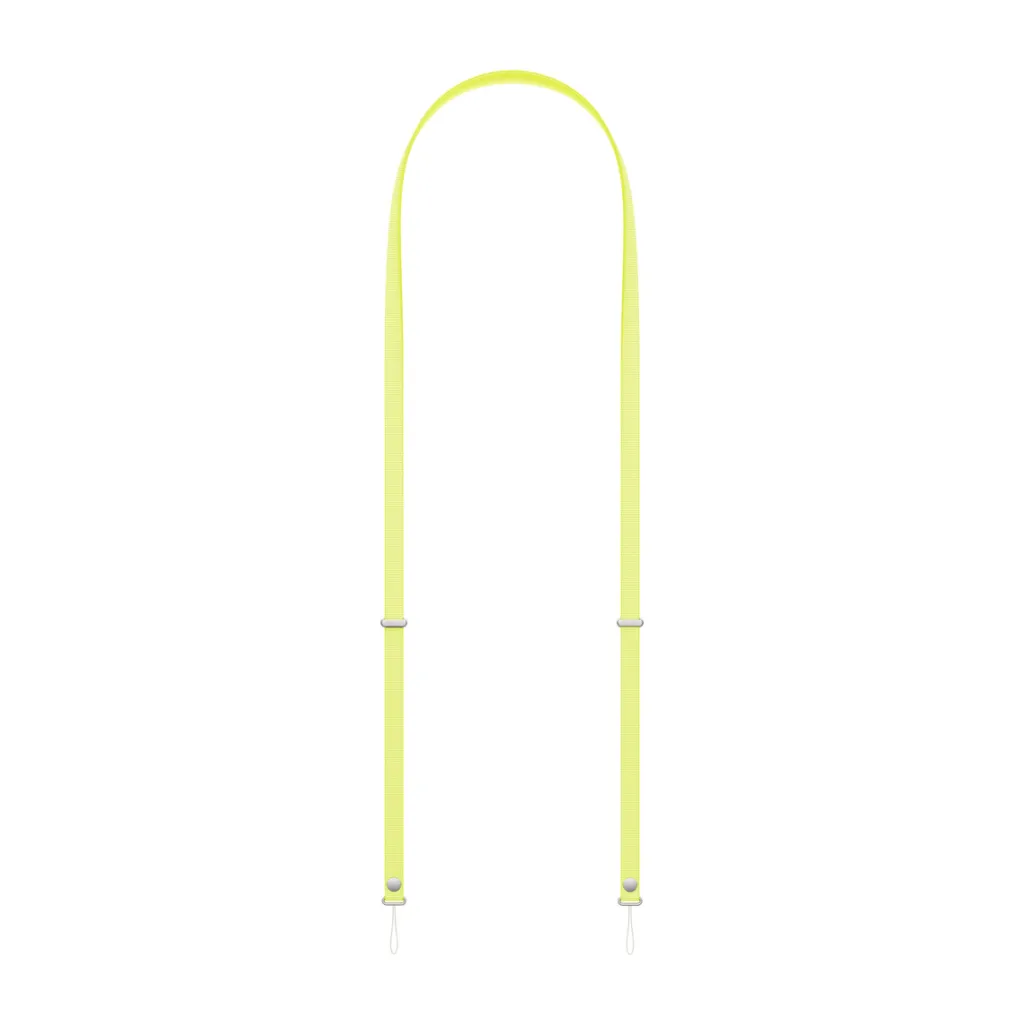 Apple Crossbody Strap, Neon Yellow - 1