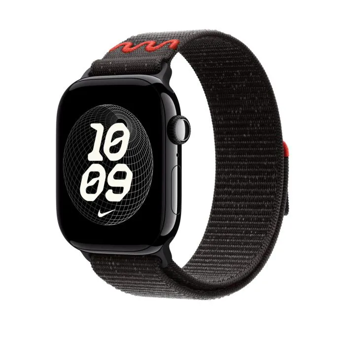 Apple Watch 46mm Loop, Midnight Black Nike Sport Loop - 2