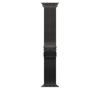 Apple Watch 49mm Loop, Black Titanium Milanese Loop, Large