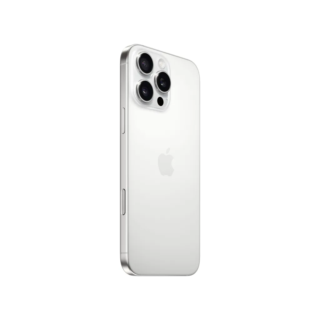 Apple iPhone 16 Pro Max, 256GB, White Titanium - 3