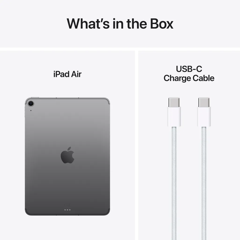 Apple iPad Air (M3), 11", Cellular, 512GB, Space Grey - 10