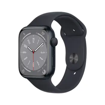 Apple Watch S8 GPS 45mm, Midnight Aluminium Case me Midnight Sport Band, Regular
