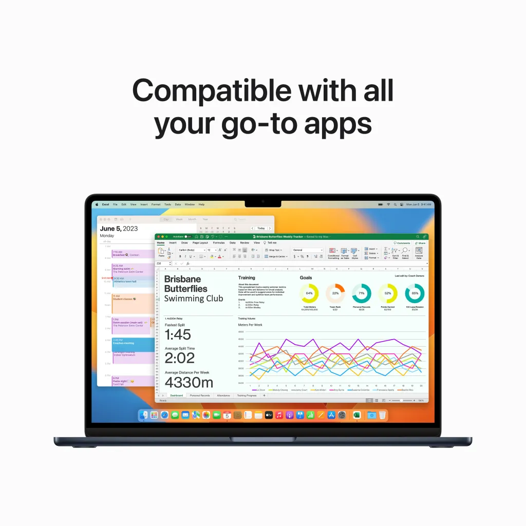 Apple Macbook Air 15", M2 8-Core CPU, 16GB, 512GB, 10-Core GPU, Space Gray - 7