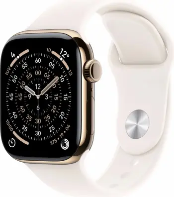 Apple Watch Series 11 GPS 42mm Rose Gold Aluminium Case with Light Blush Sport Band, M/L