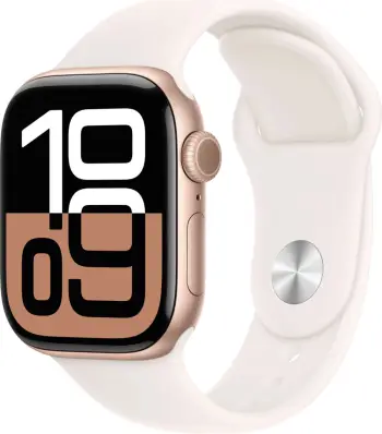 Smartwatch Apple Watch Series 10, 42mm, 64GB, Rose Gold, Light Blush