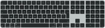 Tastierë Apple Magic Keyboard me Touch ID dhe Numërik, për Mac me Apple silicon, Francë, Ngjyrë e zezë