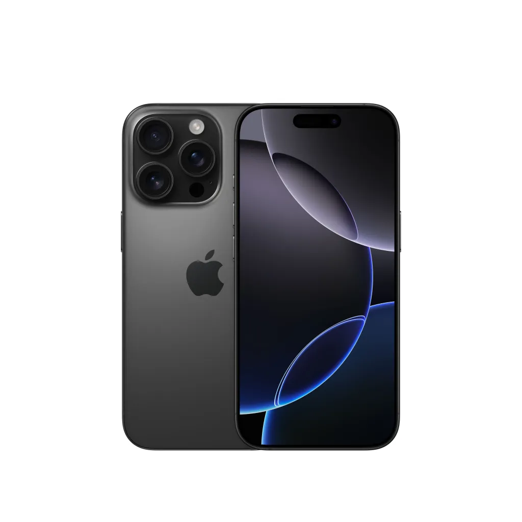 Apple iPhone 16 Pro, 256GB, Black Titanium - 1