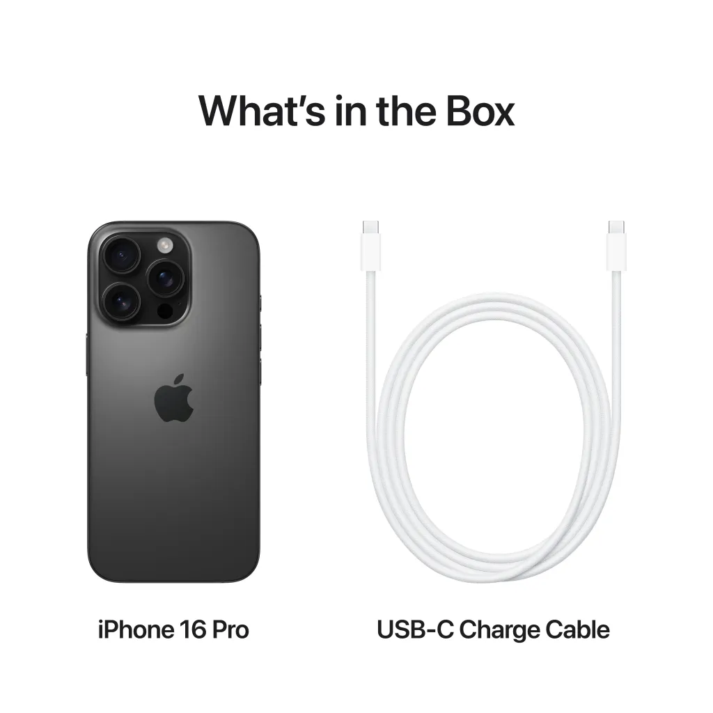 Apple iPhone 16 Pro, 256GB, Black Titanium - 9