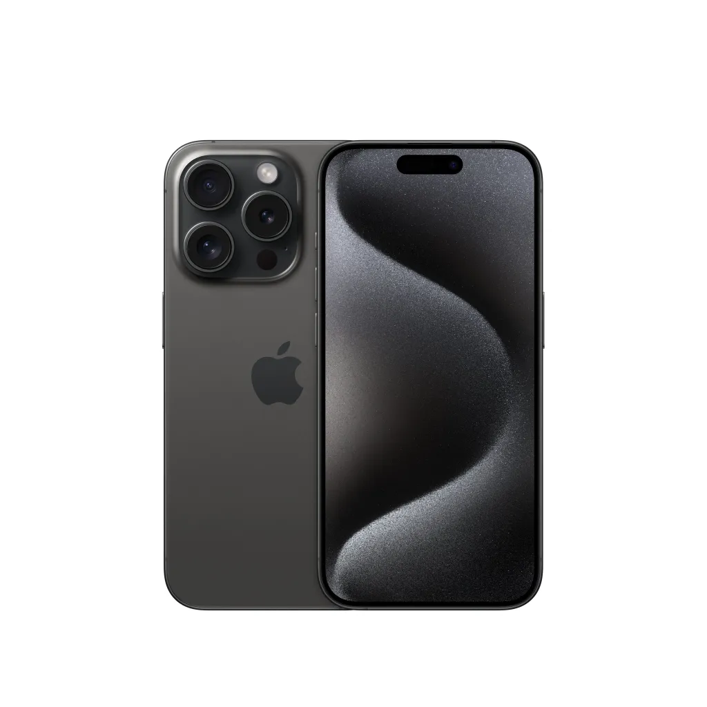 Apple iPhone 15 Pro, 128GB, Black Titanium - 1