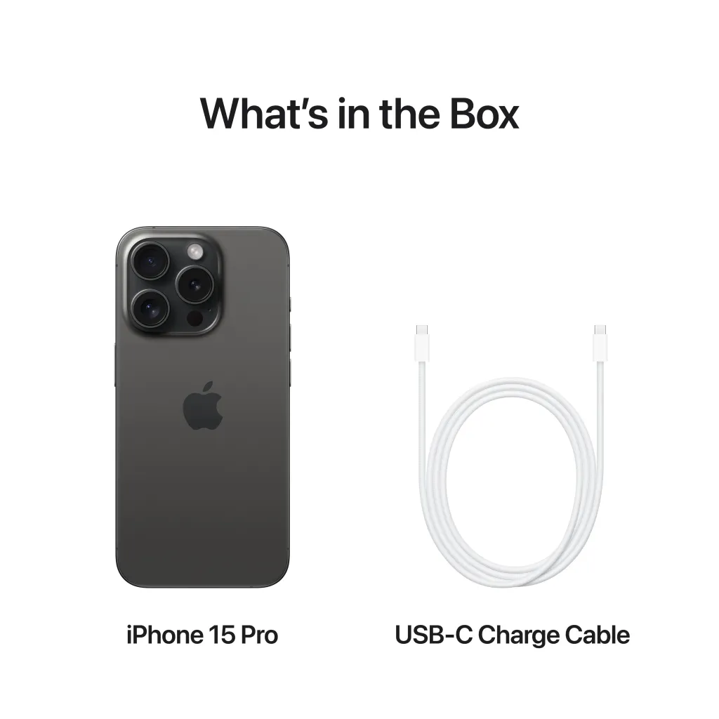 Apple iPhone 15 Pro, 128GB, Black Titanium - 9