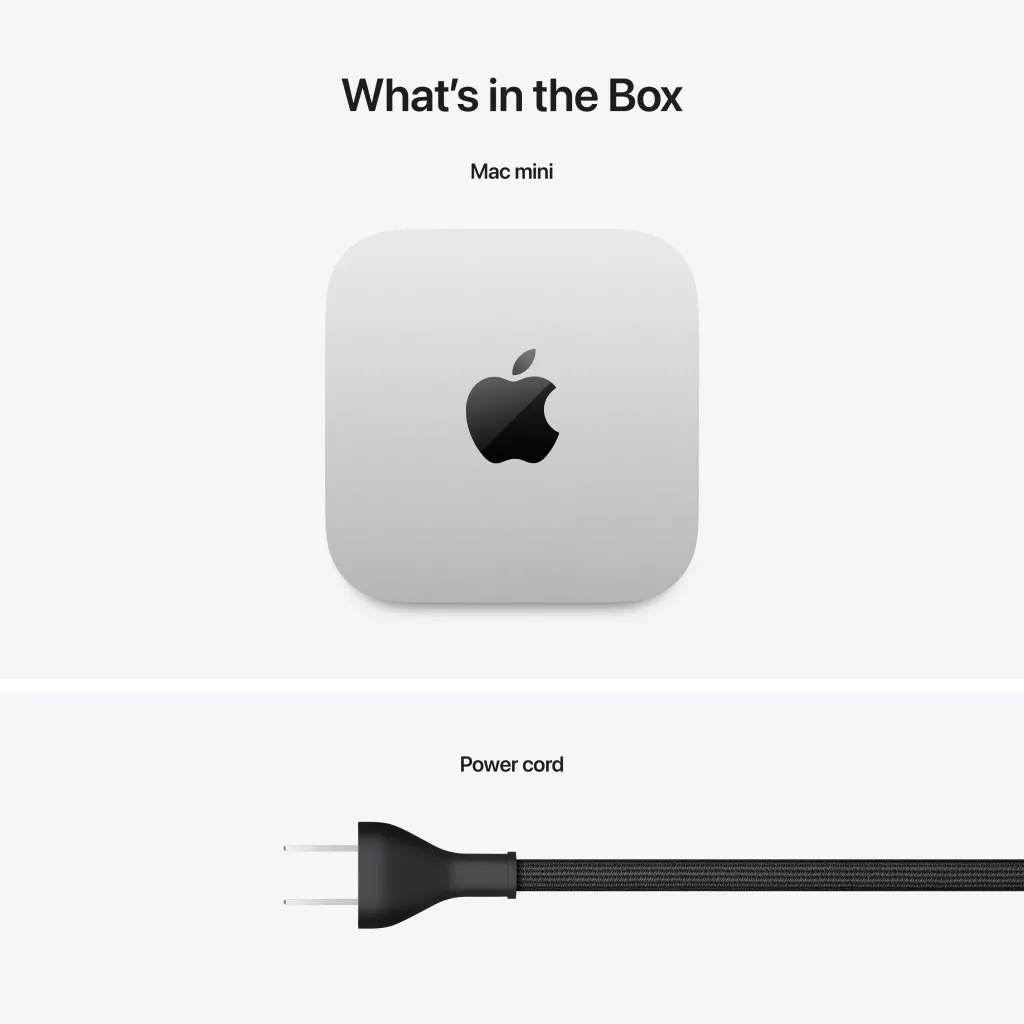 Apple Mac Mini, M4 10-core, 24GB, 512GB, 10-core GPU - 8