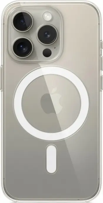Apple iPhone 15 Pro Clear Case me MagSafe