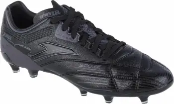 Këpucë futbolli Joma Score 2301 FG, për bar natyral, uniseks, të zeza